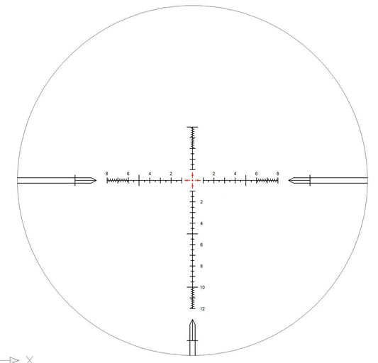 Keck precision HD 4-16×50 FFPIR MIL 30mm