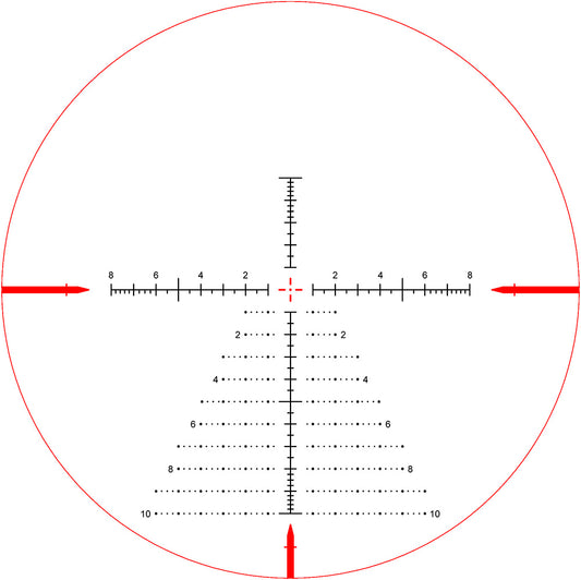Keck precision HD 6-24×50 FFPIR MIL 30mm