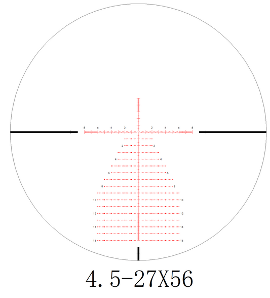 Keck Zenith ED 4.5-27x56 FFPIR MIL 34mm