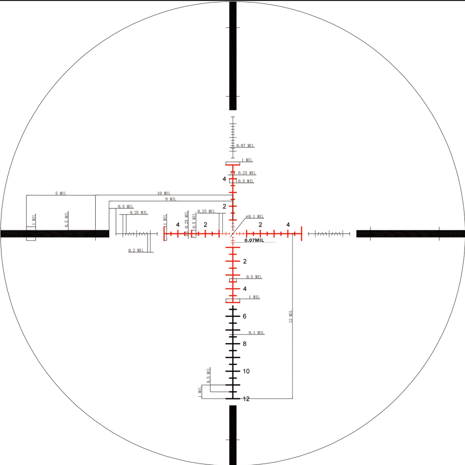 Keck Precision ED 2-10x32 FFPIR