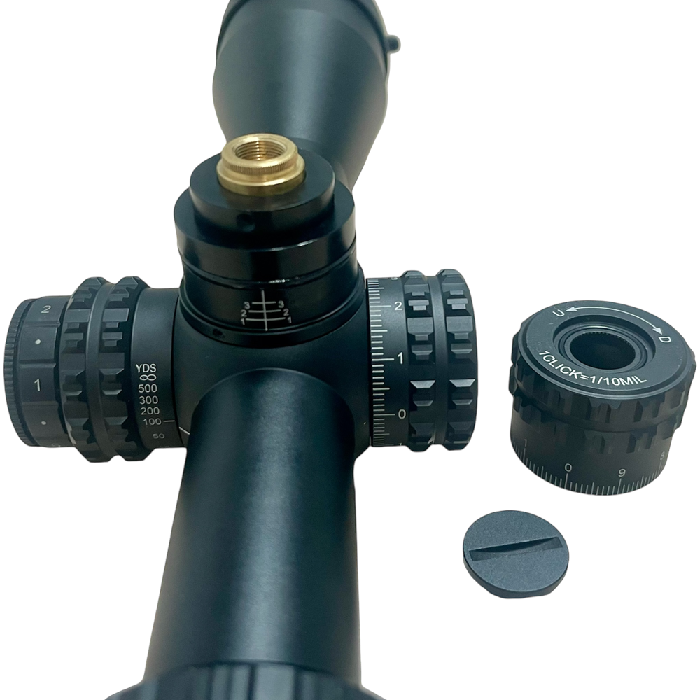 Keck precision HD 2-12X50 FFPIR MIL 30mm