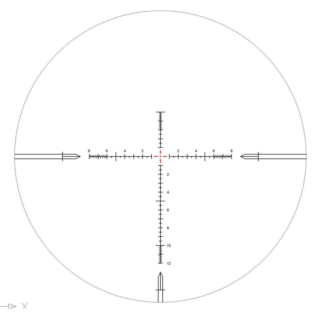 Keck precision HD 4-16×50 FFPIR MIL 30mm