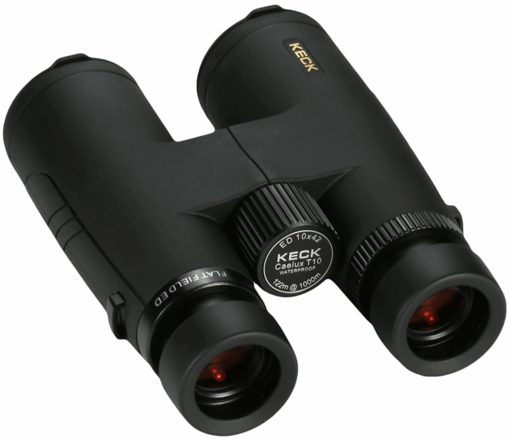 Keck binoculars Caelux T10 ED 10×42