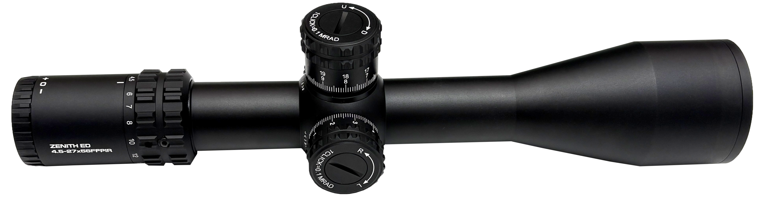 Keck Zenith ED 4.5-27x56 FFPIR MIL 34mm