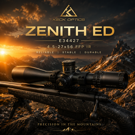 Keck Zenith ED 4.5-27x56 FFPIR MIL 34mm