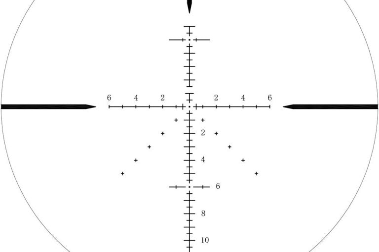 Keck Optics Rifle Scopes BREEZE 3-12×44 FFPIR Tube30mm