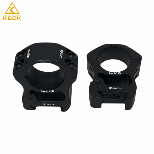 Keck HQ riflescope rings 30mm tube - Tall
